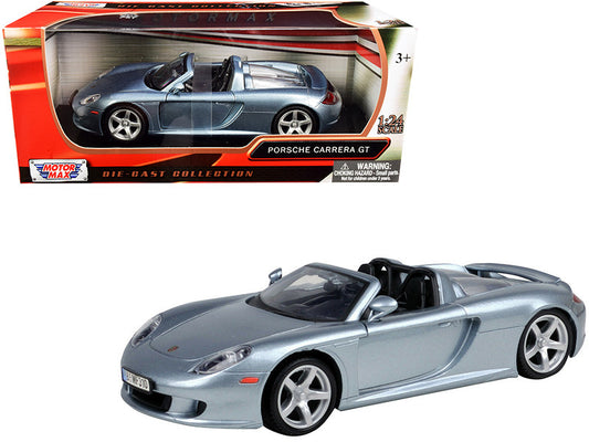 Porsche Carrera GT Gray 1/24 Diecast Model Car by Motormax by Motormax