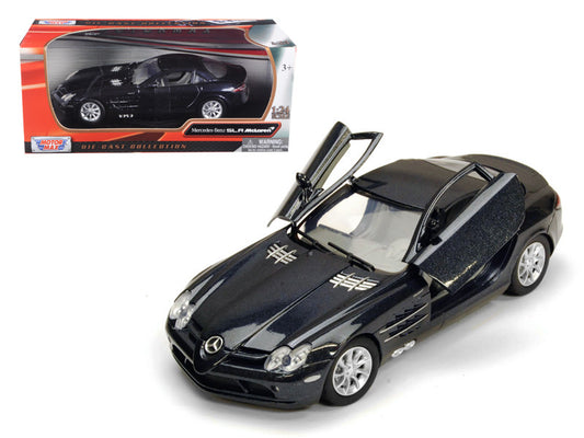Mercedes Mclaren SLR Metallic Black 1/24 Diecast Model Car by Motormax by Motormax