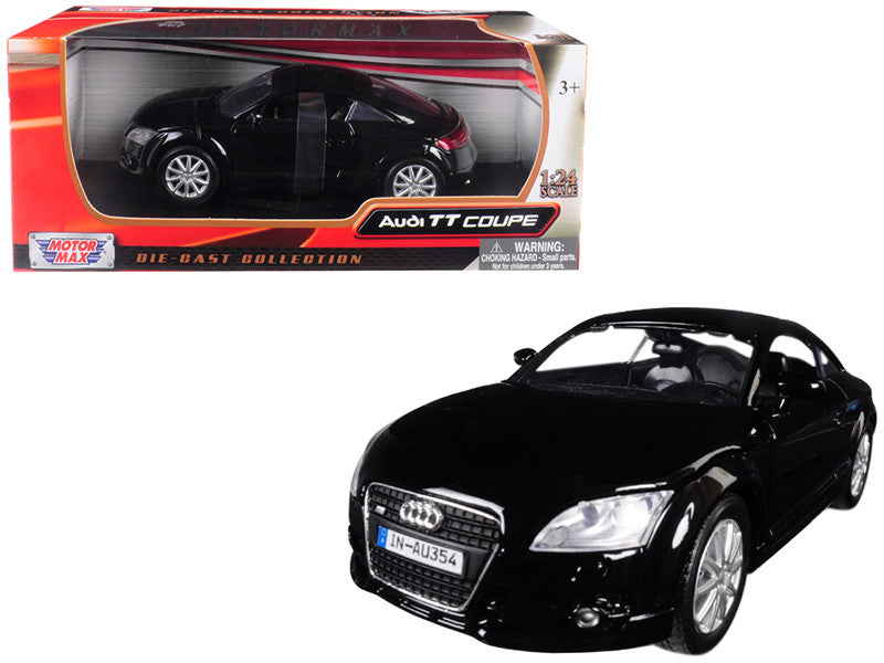 Audi TT Coupe Black 1/24 Diecast Model Car by Motormax by Motormax