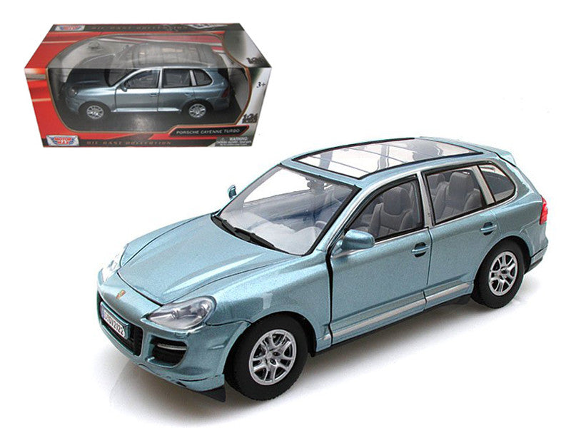 Porsche Cayenne Turbo Grey 1/24 Diecast Car Model by Motormax by Motormax