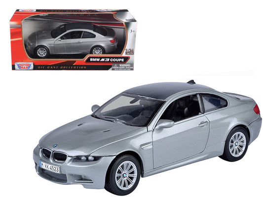 BMW M3 Coupe Gray Metallic 1/24 Diecast Model Car by Motormax by Motormax