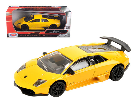 Lamborghini Murcielago LP 670 4 SV Yellow 1/24 Diecast Model Car by Motormax by Motormax