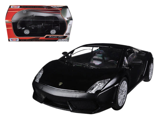 Lamborghini Gallardo LP-560-4 Matt Black 1/24 Diecast Car Model by Motormax by Motormax