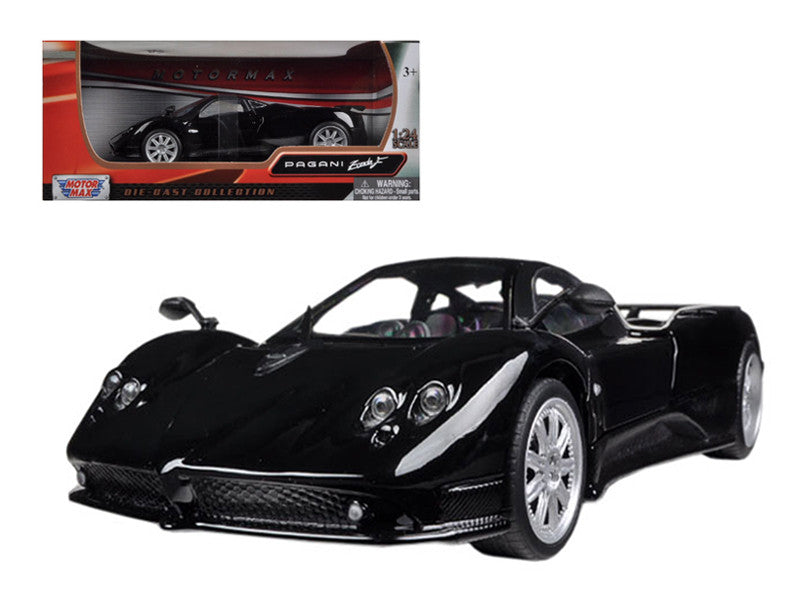 Pagani Zonda F Black 1/24 Diecast Car Model by Motormax by Motormax