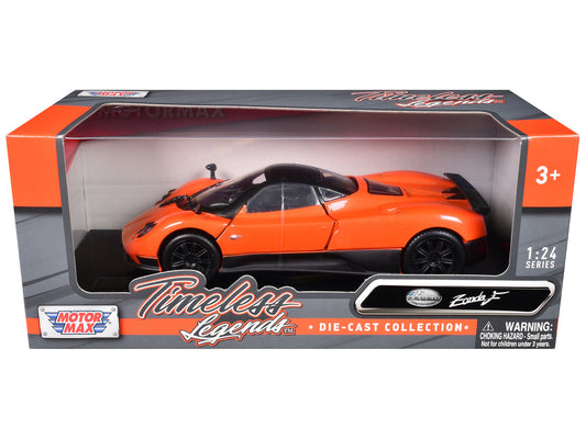 Pagani Zonda F Orange 1/24 Diecast Car Model by Motormax by Motormax