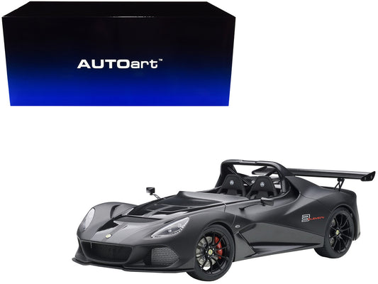 Lotus 3-Eleven Matt Black with Gloss Black Accents 1/18 Model Car by Autoart by Autoart