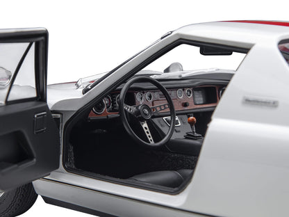 Lotus Europa Special White with Red Stripe and Graphics "The Circuit Wolf" 1/18 Model Car by Autoart by Autoart
