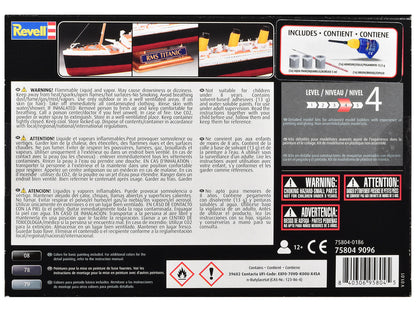 Level 4 Model Kit R.M.S. Titanic All-Included Kit 1/1200 Scale Model by Revell by Revell