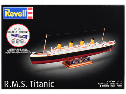 Level 4 Model Kit R.M.S. Titanic All-Included Kit 1/1200 Scale Model by Revell by Revell