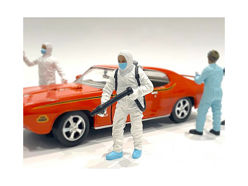 Hazmat Crew Figurine I for 1/18 Scale Models by American Diorama by American Diorama