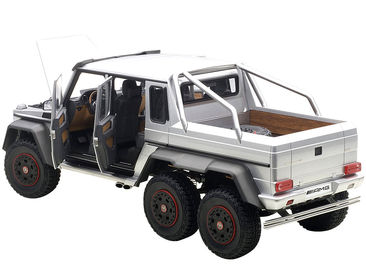 Mercedes G63 AMG 6X6 Silver 1/18 Model Car by Autoart by Autoart