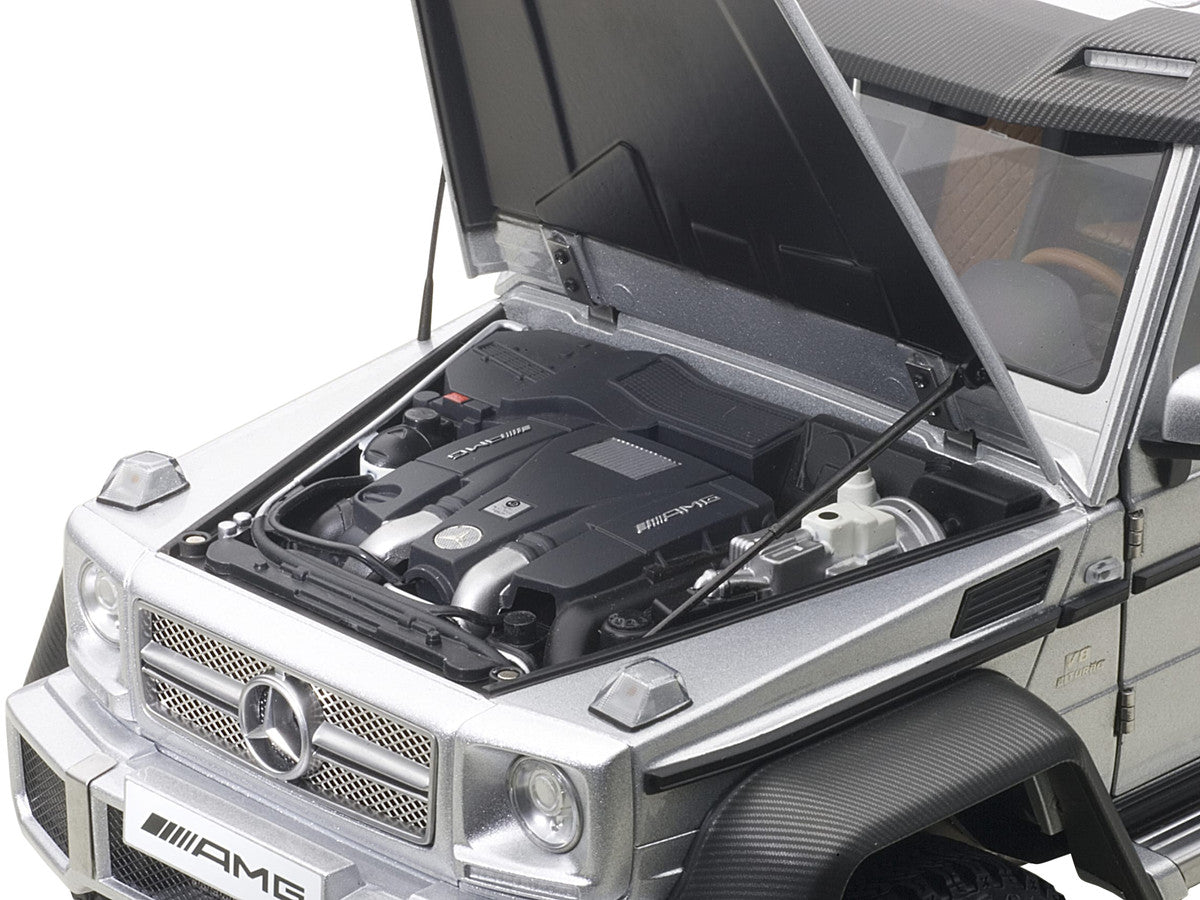 Mercedes G63 AMG 6X6 Silver 1/18 Model Car by Autoart by Autoart