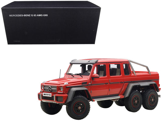 Mercedes G63 AMG 6X6 Red 1/18 Model Car by Autoart by Autoart