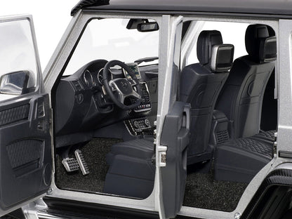 Mercedes Benz G500 4X4 2 Silver 1/18 Model Car by Autoart by Autoart