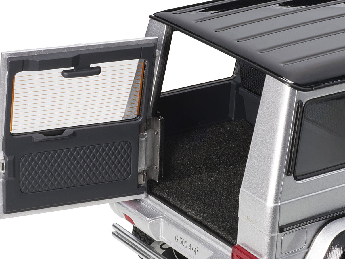 Mercedes Benz G500 4X4 2 Silver 1/18 Model Car by Autoart by Autoart
