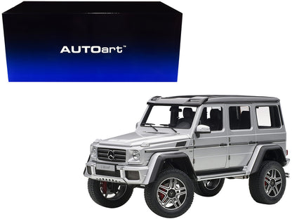 Mercedes Benz G500 4X4 2 Silver 1/18 Model Car by Autoart by Autoart