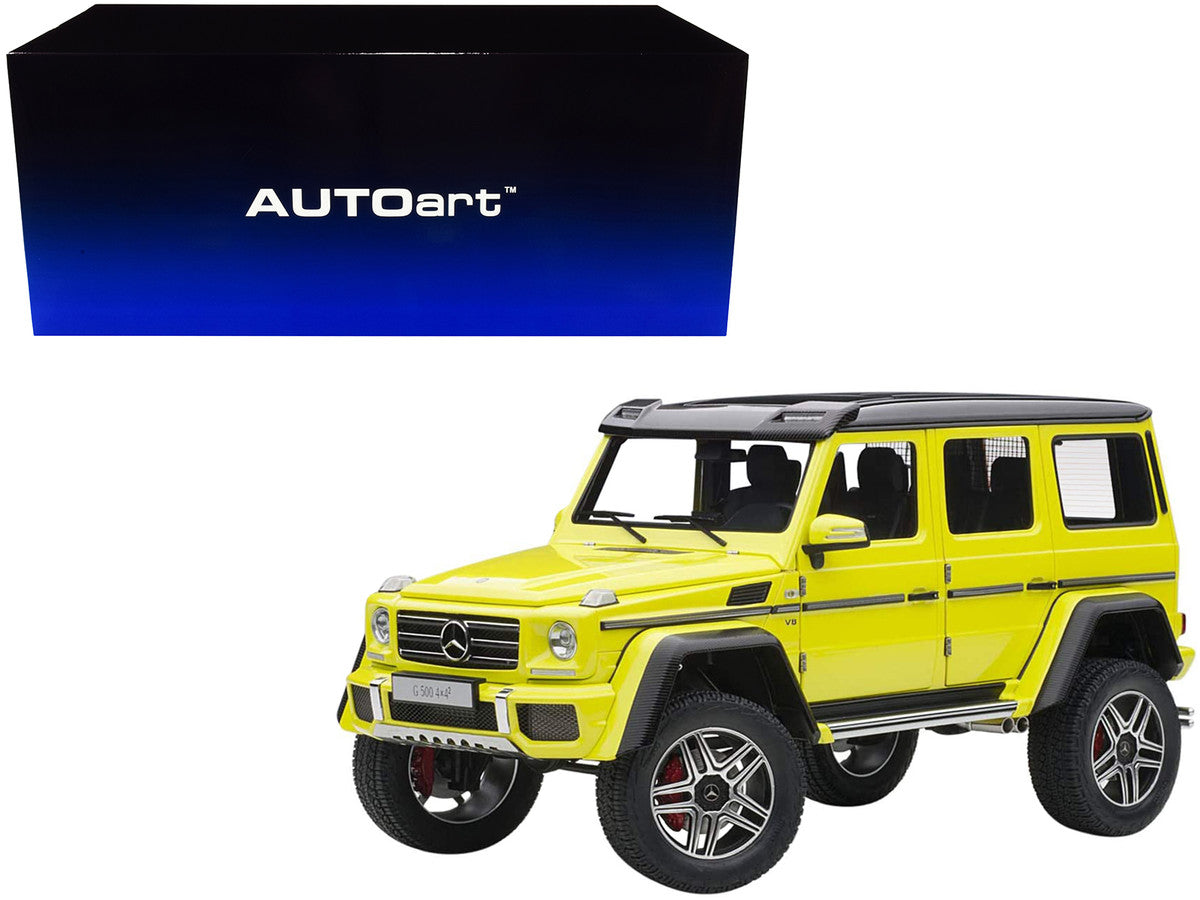 Mercedes Benz G500 4X4 2 Electric Beam/ Yellow 1/18 Model Car by Autoart by Autoart