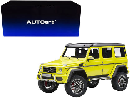 Mercedes Benz G500 4X4 2 Electric Beam/ Yellow 1/18 Model Car by Autoart by Autoart