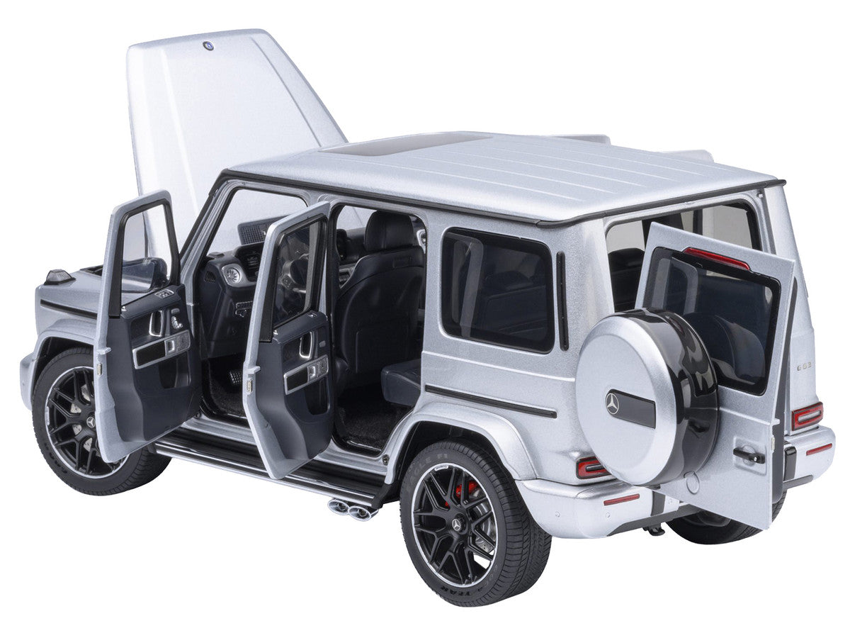 2019 Mercedes-Benz AMG G63 Iridium Silver Metallic 1/18 Model Car by Autoart by Autoart