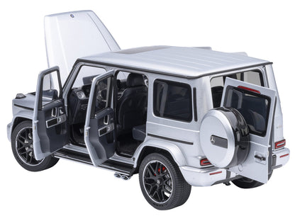 2019 Mercedes-Benz AMG G63 Iridium Silver Metallic 1/18 Model Car by Autoart by Autoart