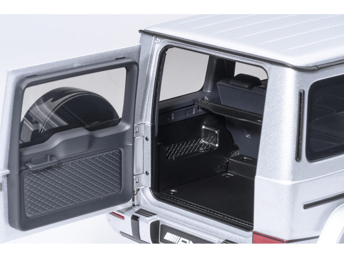 2019 Mercedes-Benz AMG G63 Iridium Silver Metallic 1/18 Model Car by Autoart by Autoart