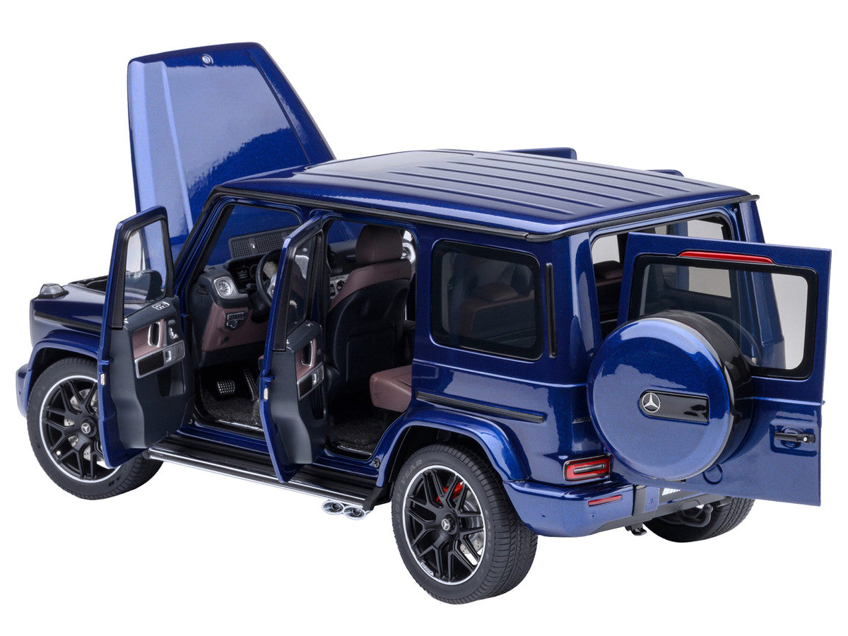 2019 Mercedes-Benz AMG G63 Brilliant Blue Metallic 1/18 Model Car by Autoart by Autoart
