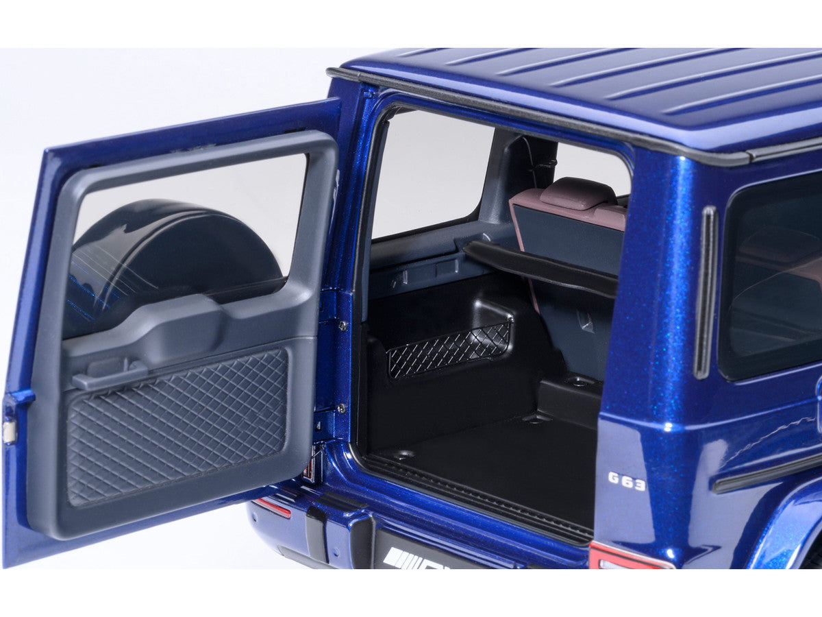 2019 Mercedes-Benz AMG G63 Brilliant Blue Metallic 1/18 Model Car by Autoart by Autoart