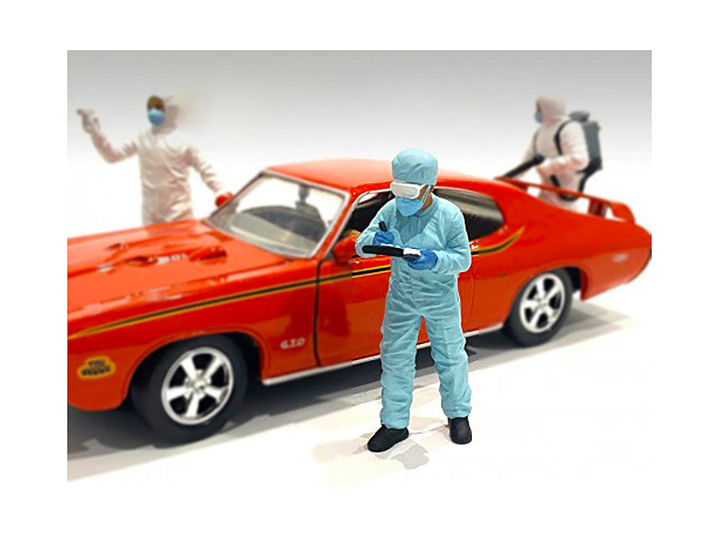 Hazmat Crew Figurine IV for 1/24 Scale Models by American Diorama by American Diorama
