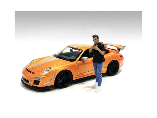 "Car Meet 1" Figurine VI for 1/24 Scale Models by American Diorama by American Diorama