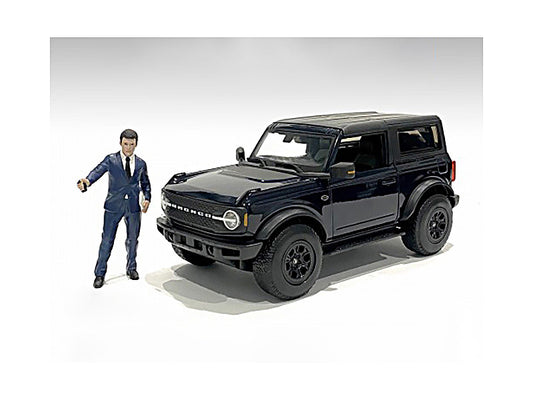 "The Dealership" Male Salesperson Figurine for 1/24 Scale Models by American Diorama by American Diorama