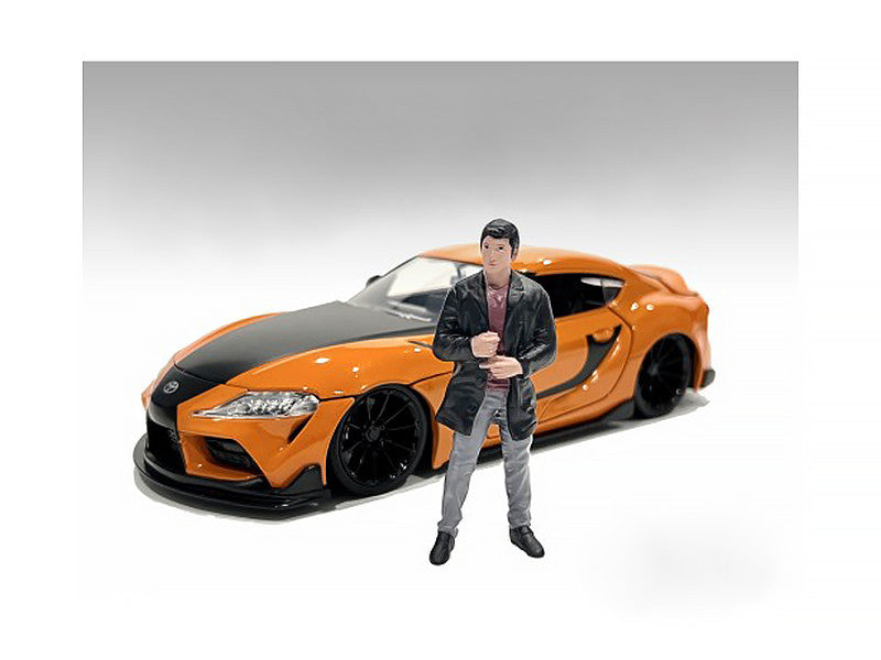 "Car Meet 3" Figurine 3 for 1/24 Scale Models by American Diorama by American Diorama