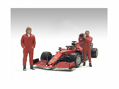 "Racing Legends" 70's Set of 2 Diecast Figures for 1/43 Scale Models by American Diorama by American Diorama