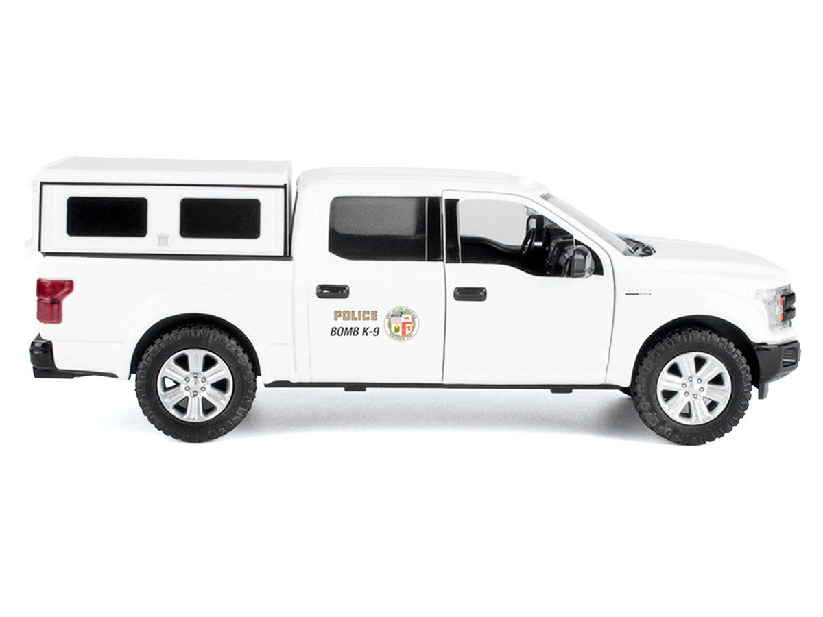2019 Ford F-150 Lariat Crew Cab Pickup Truck "Los Angeles Police Department Bomb Squad" White "Law Enforcement and Public Service" Series 1/24-1/27 Diecast Model Car by Motormax by Motormax