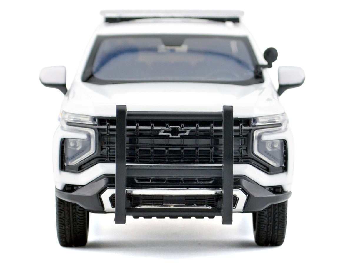 2025 Chevrolet Tahoe PPV with Light Bar "RCMP Royal Canadian Mounted Police" White "Law Enforcement and Public Service" Series 1/24 Diecast Model Car by Motormax by Motormax