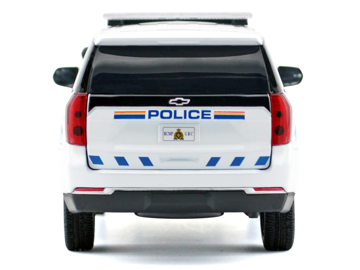 2025 Chevrolet Tahoe PPV with Light Bar "RCMP Royal Canadian Mounted Police" White "Law Enforcement and Public Service" Series 1/24 Diecast Model Car by Motormax by Motormax