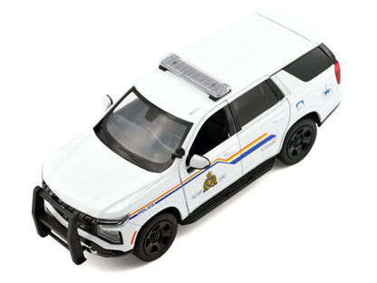 2025 Chevrolet Tahoe PPV with Light Bar "RCMP Royal Canadian Mounted Police" White "Law Enforcement and Public Service" Series 1/24 Diecast Model Car by Motormax by Motormax