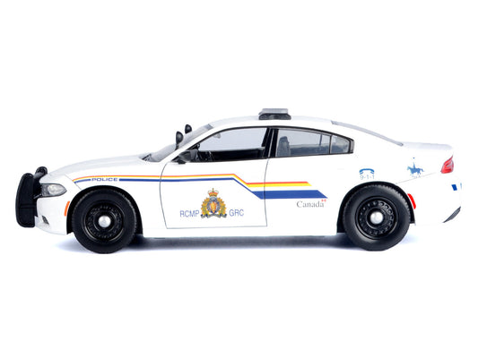 2023 Dodge Charger Pursuit Police Car "RCMP (Royal Canadian Mounted Police)" White "Law Enforcement and Public Service" Series 1/24 Diecast Model Car by Motormax by Motormax