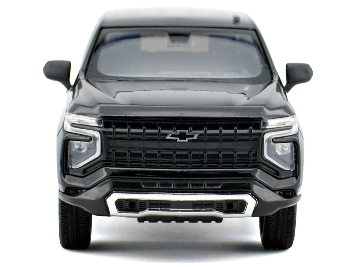 2025 Chevrolet Tahoe PPV Black and White "Custom Builder's Kit - Law Enforcement and Public Service" Series 1/24 Diecast Model Car by Motormax by Motormax