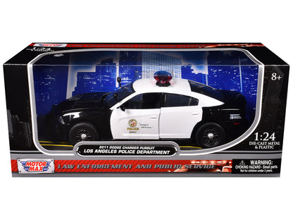 2011 Dodge Charger Pursuit LAPD Los Angeles Police Department Car 1/24 Diecast Car Model by Motormax by Motormax