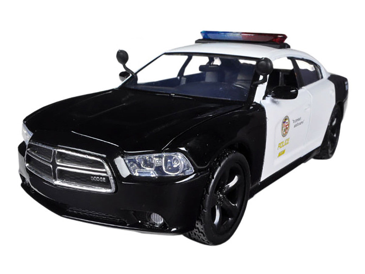 2011 Dodge Charger Pursuit LAPD Los Angeles Police Department Car 1/24 Diecast Car Model by Motormax by Motormax