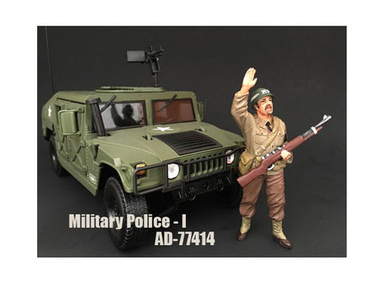 WWII Military Police Figure I For 1:18 Scale Models by American Diorama by American Diorama