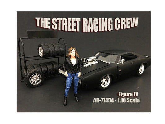 The Street Racing Crew Figure IV For 1:18 Scale Models by American Diorama by American Diorama