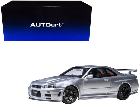 Nissan Nismo R34 GT-R Z-TUNE RHD (Right Hand Drive) Silver Metallic 1/18 Model Car by Autoart by Autoart