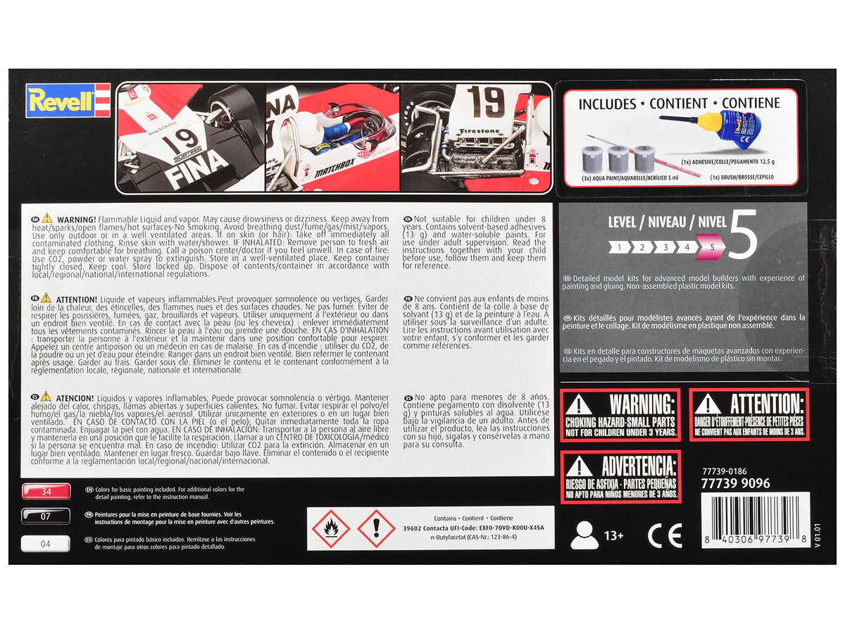Level 5 Model Kit Surtees TS16/03 All-Included Kit 1/32 Scale Model by Revell by Revell