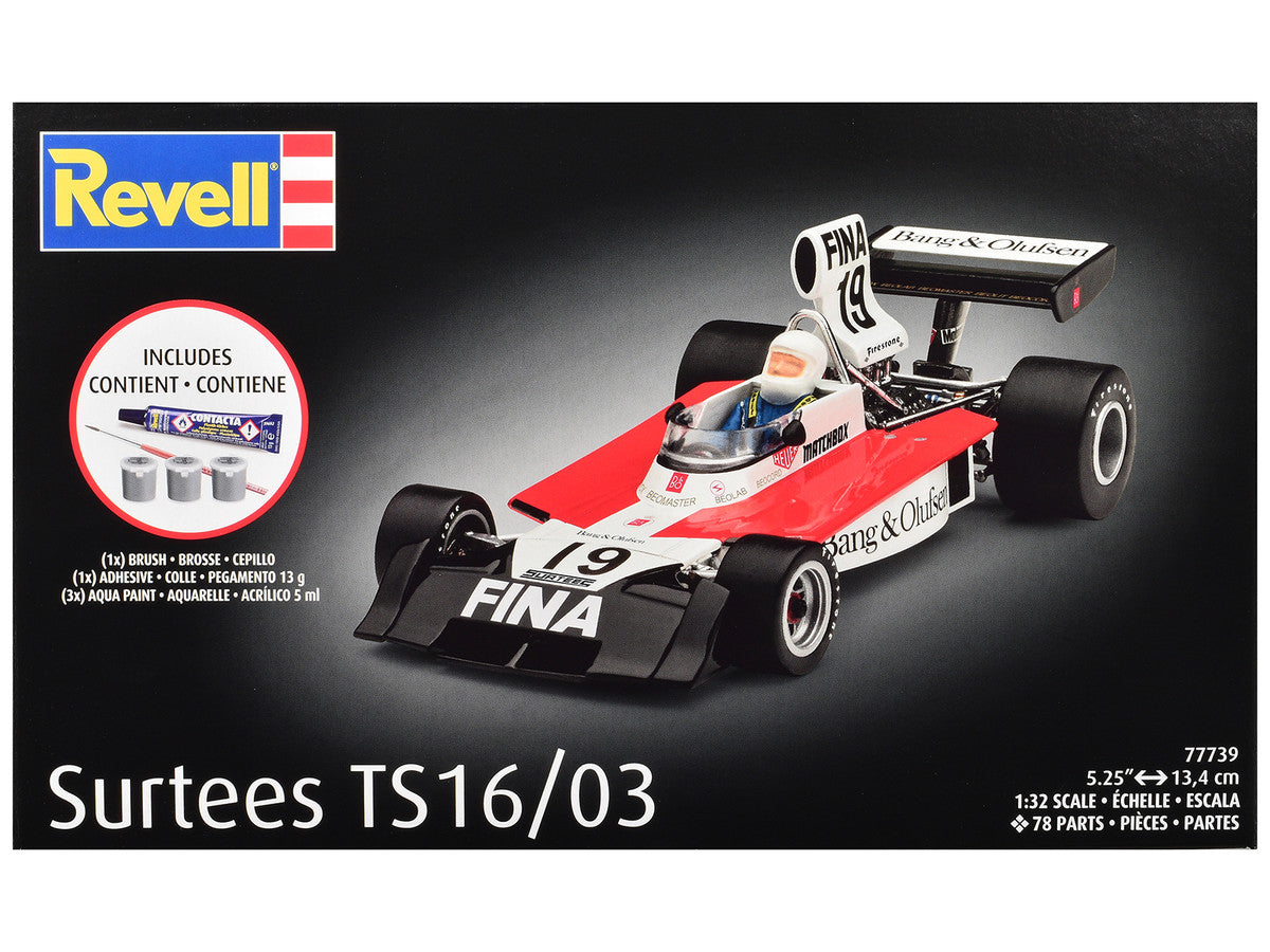 Level 5 Model Kit Surtees TS16/03 All-Included Kit 1/32 Scale Model by Revell by Revell