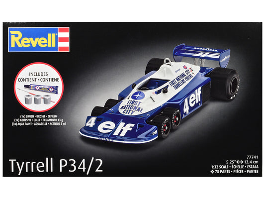 Level 5 Model Kit Tyrrell P34/2 All-Included Kit 1/32 Scale Model by Revell by Revell