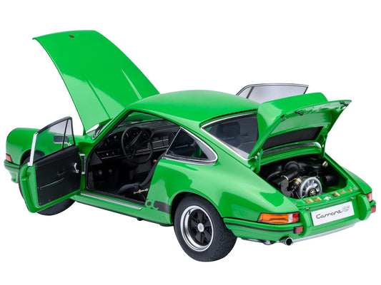 Porsche 911 Carrera 2.7 RS Viper Green with Black Stripes and Wheels 1/18 Model Car by Autoart by Autoart