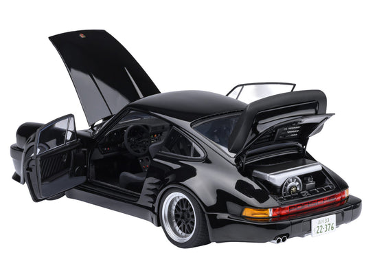 Porsche 911 (930) Turbo "Blackbird" Black "Wangan Midnight - Comic #1 Version" Manga 1/18 Model Car by Autoart by Autoart