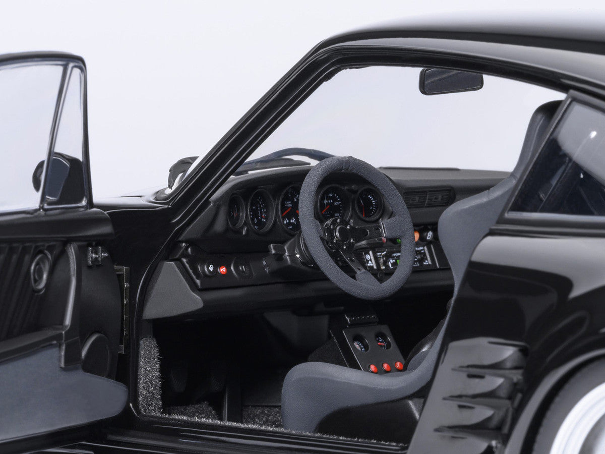 Porsche 911 (930) Turbo "Blackbird" Black "Wangan Midnight - Comic #1 Version" Manga 1/18 Model Car by Autoart by Autoart