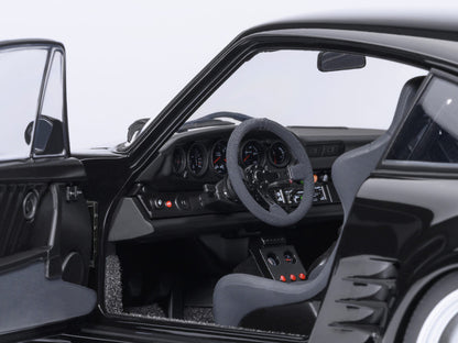 Porsche 911 (930) Turbo "Blackbird" Black "Wangan Midnight - Comic #1 Version" Manga 1/18 Model Car by Autoart by Autoart